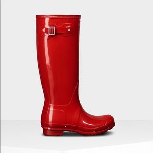 Red Hunter Rainboots